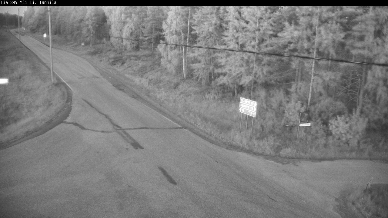Weather Camera Image Road 849 Yli-Ii, Tannila, Oulu, Pohjois-Pohjanmaa