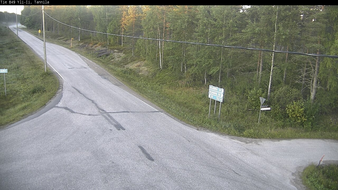 Weather Camera Image Road 849 Yli-Ii, Tannila, Oulu, Pohjois-Pohjanmaa