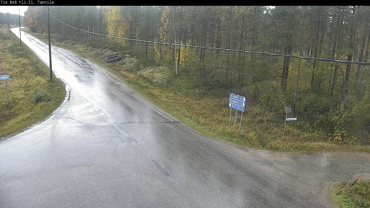 Weather Camera Image Road 849 Yli-Ii, Tannila, Oulu, Pohjois-Pohjanmaa