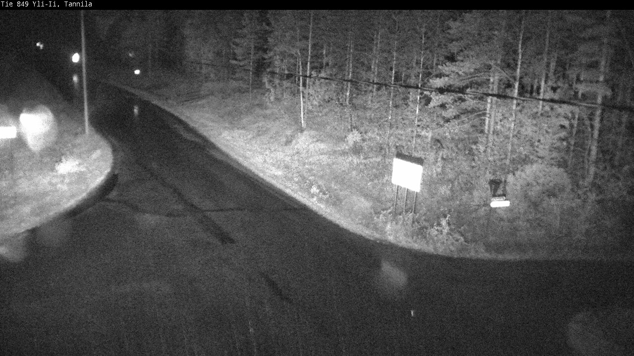 Weather Camera Image Väg 849 Yli-Ii, Tannila, Oulu, Pohjois-Pohjanmaa