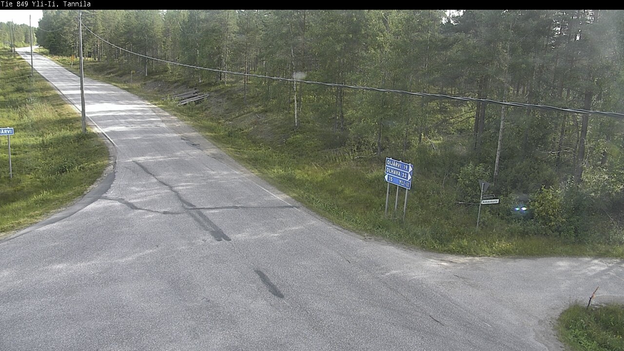 Weather Camera Image Road 849 Yli-Ii, Tannila, Oulu, Pohjois-Pohjanmaa
