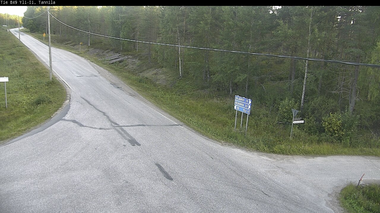 Weather Camera Image Road 849 Yli-Ii, Tannila, Oulu, Pohjois-Pohjanmaa