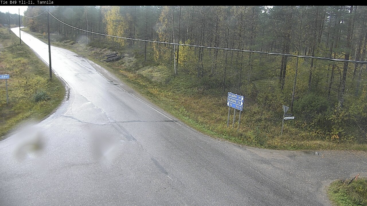 Weather Camera Image Väg 849 Yli-Ii, Tannila, Oulu, Pohjois-Pohjanmaa