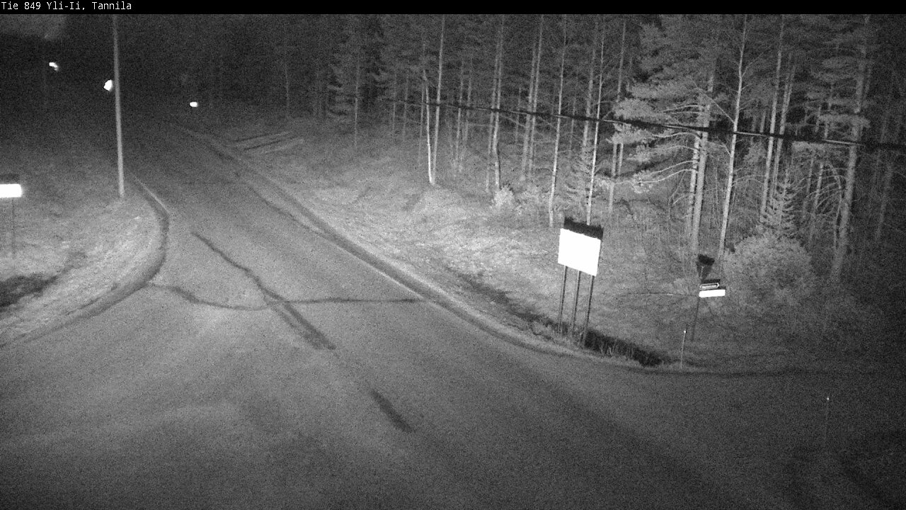Weather Camera Image Väg 849 Yli-Ii, Tannila, Oulu, Pohjois-Pohjanmaa