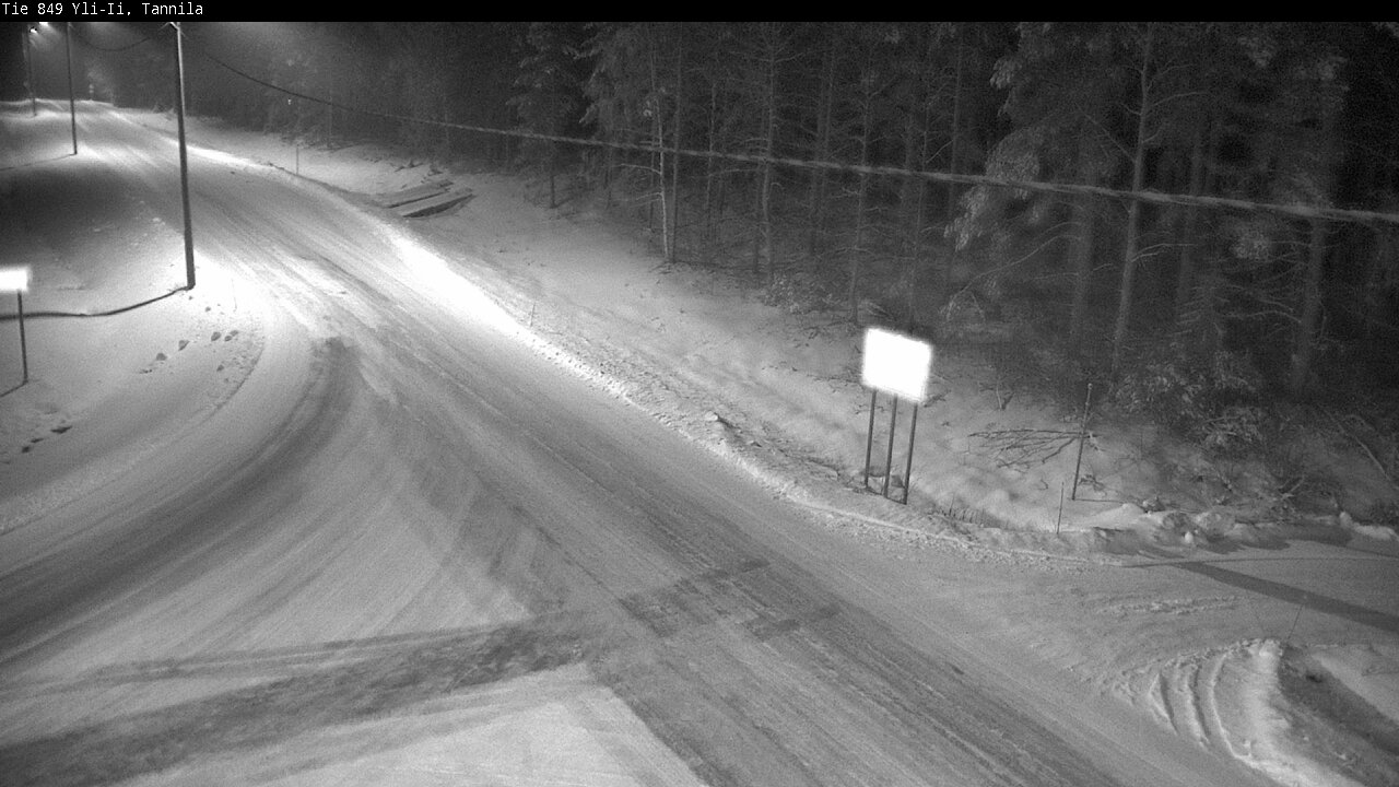 Weather Camera Image Väg 849 Yli-Ii, Tannila, Oulu, Pohjois-Pohjanmaa
