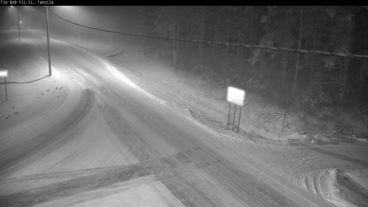 Weather Camera Image Väg 849 Yli-Ii, Tannila, Oulu, Pohjois-Pohjanmaa