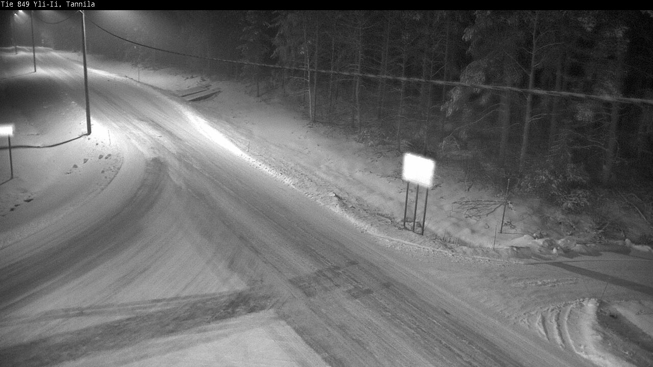Weather Camera Image Väg 849 Yli-Ii, Tannila, Oulu, Pohjois-Pohjanmaa