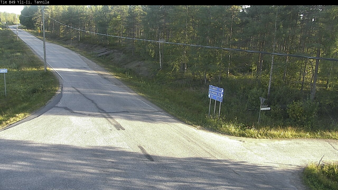 Weather Camera Image Road 849 Yli-Ii, Tannila, Oulu, Pohjois-Pohjanmaa