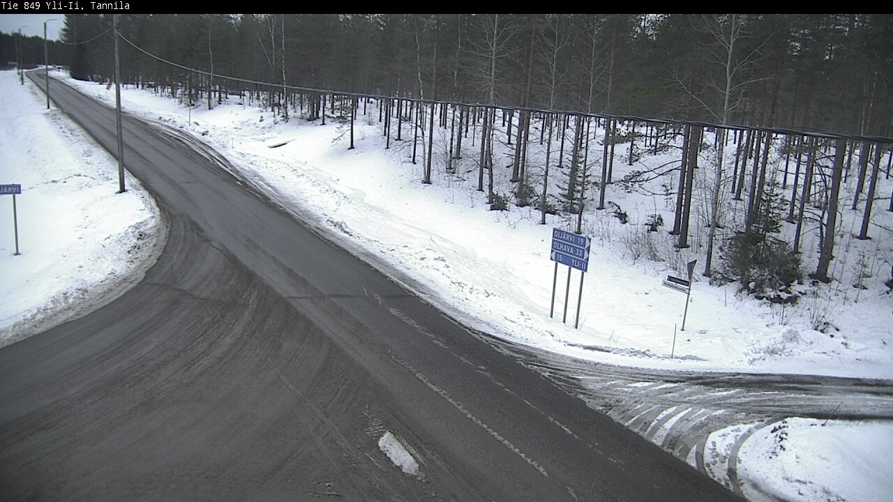 Weather Camera Image Road 849 Yli-Ii, Tannila, Oulu, Pohjois-Pohjanmaa