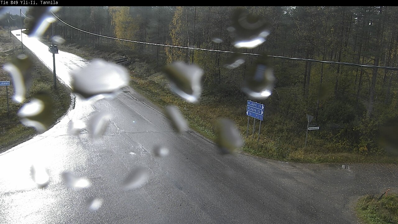 Weather Camera Image Väg 849 Yli-Ii, Tannila, Oulu, Pohjois-Pohjanmaa