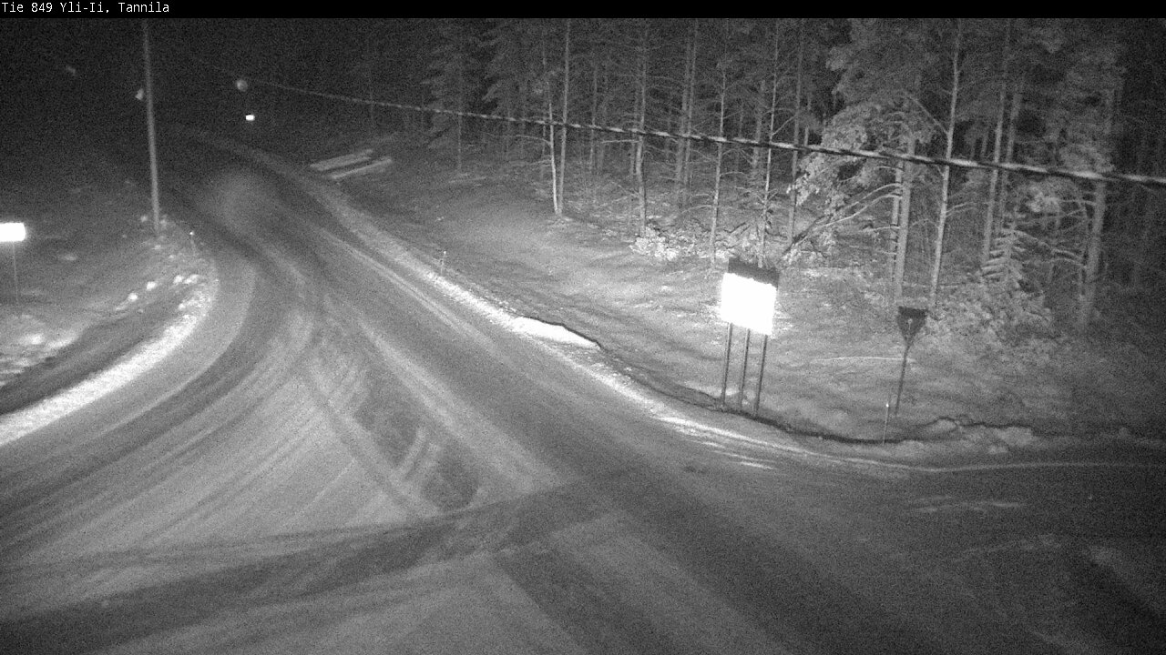 Weather Camera Image Road 849 Yli-Ii, Tannila, Oulu, Pohjois-Pohjanmaa