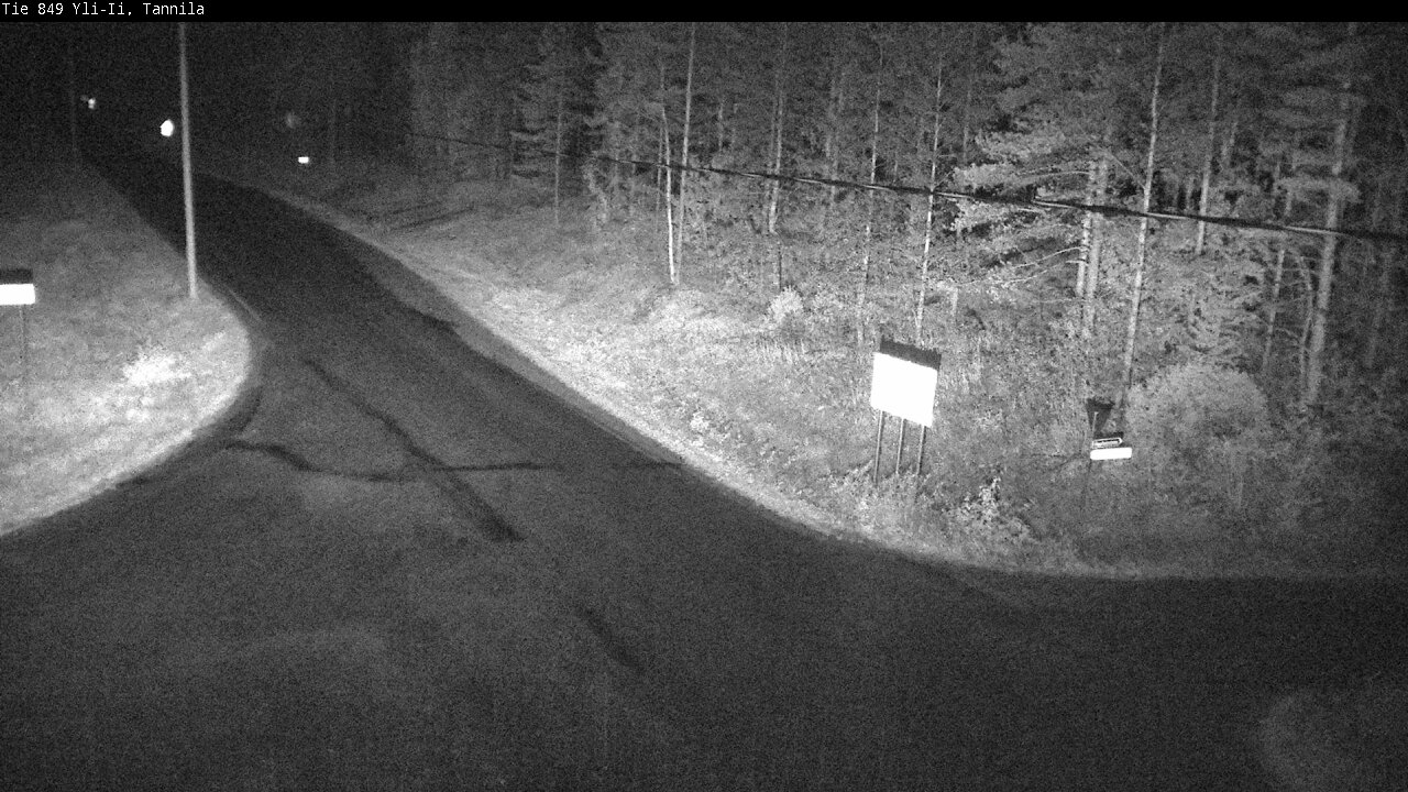Weather Camera Image Väg 849 Yli-Ii, Tannila, Oulu, Pohjois-Pohjanmaa