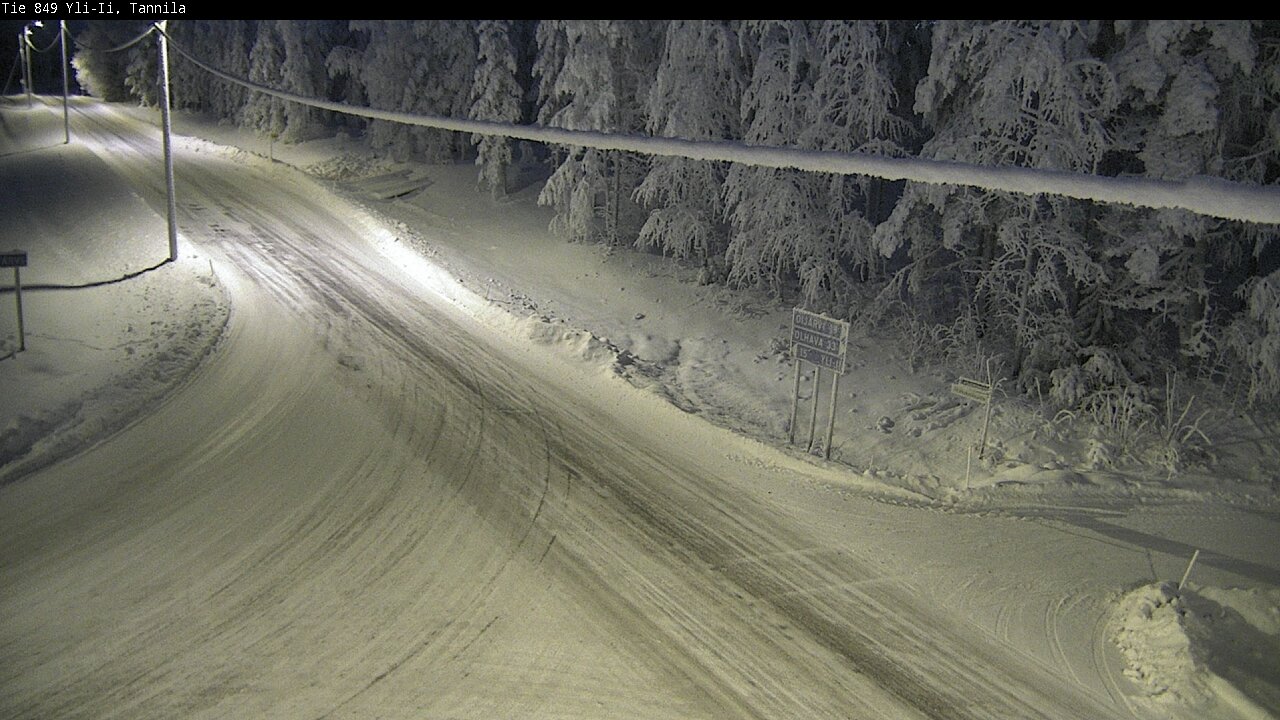 Weather Camera Image Road 849 Yli-Ii, Tannila, Oulu, Pohjois-Pohjanmaa