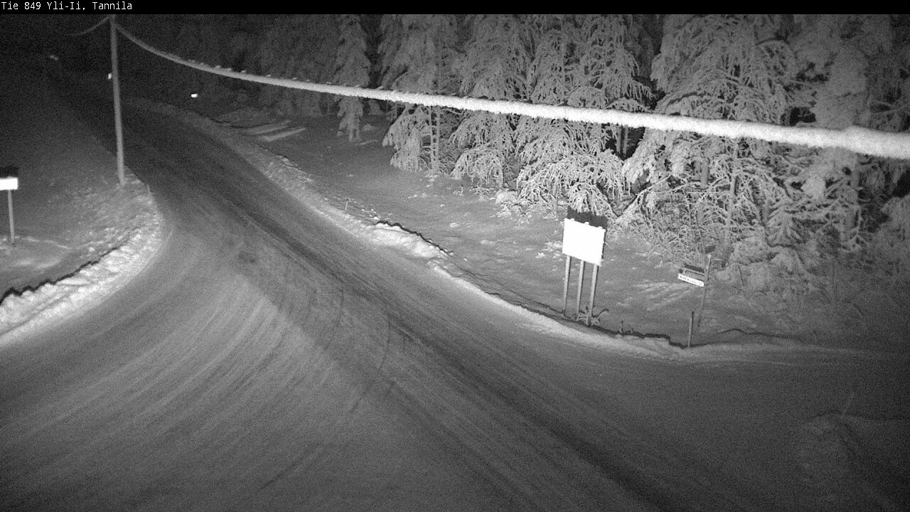 Weather Camera Image Road 849 Yli-Ii, Tannila, Oulu, Pohjois-Pohjanmaa