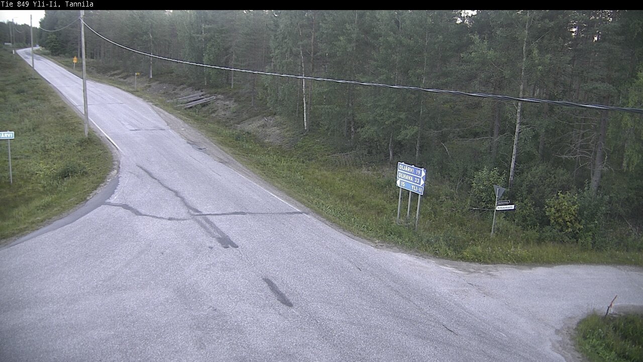 Weather Camera Image Road 849 Yli-Ii, Tannila, Oulu, Pohjois-Pohjanmaa
