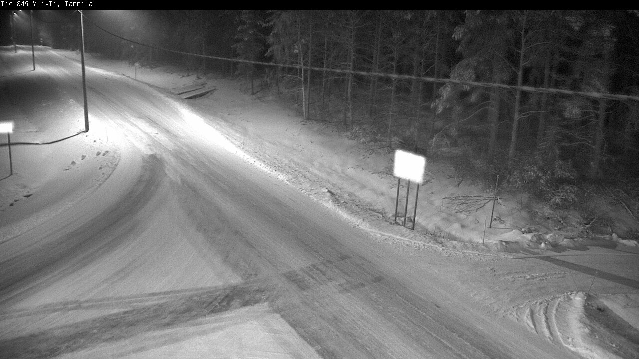 Weather Camera Image Väg 849 Yli-Ii, Tannila, Oulu, Pohjois-Pohjanmaa