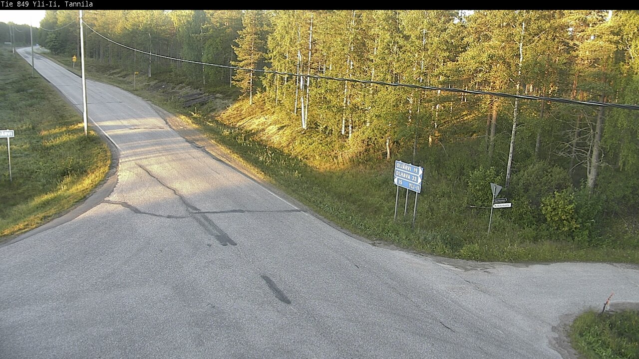 Weather Camera Image Road 849 Yli-Ii, Tannila, Oulu, Pohjois-Pohjanmaa