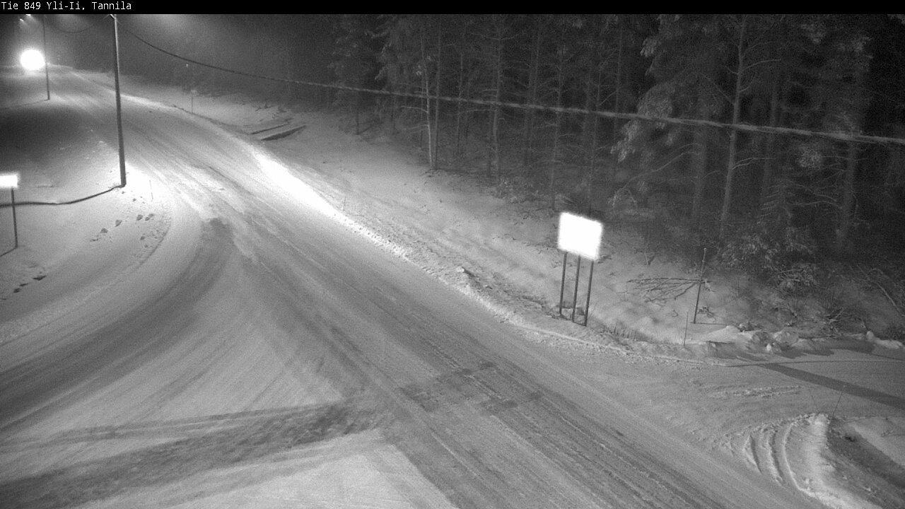 Weather Camera Image Väg 849 Yli-Ii, Tannila, Oulu, Pohjois-Pohjanmaa