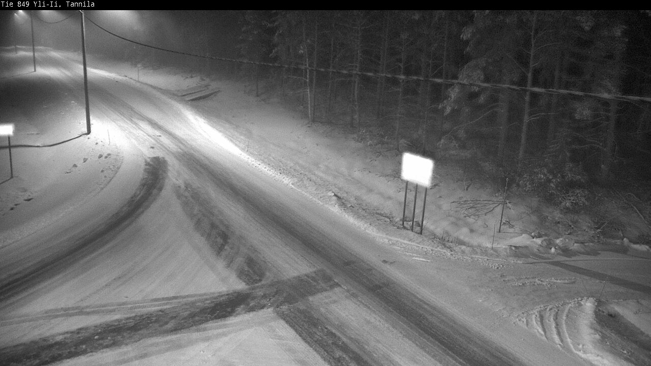 Weather Camera Image Road 849 Yli-Ii, Tannila, Oulu, Pohjois-Pohjanmaa