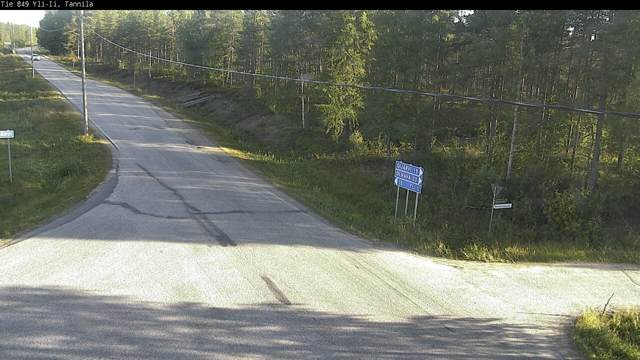 Weather Camera Image Road 849 Yli-Ii, Tannila, Oulu, Pohjois-Pohjanmaa