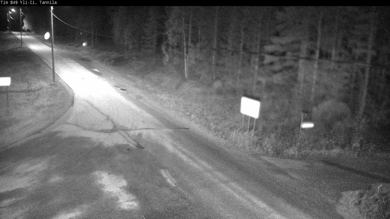 Weather Camera Image Väg 849 Yli-Ii, Tannila, Oulu, Pohjois-Pohjanmaa