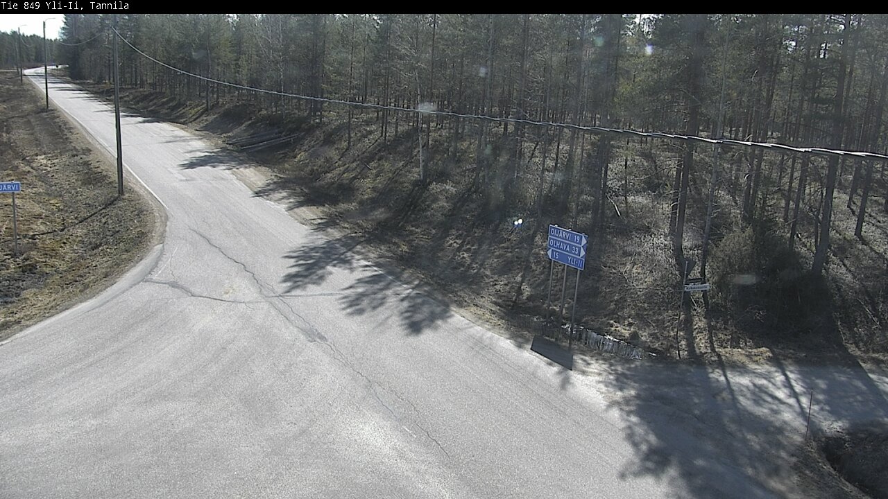 Weather Camera Image Väg 849 Yli-Ii, Tannila, Oulu, Pohjois-Pohjanmaa