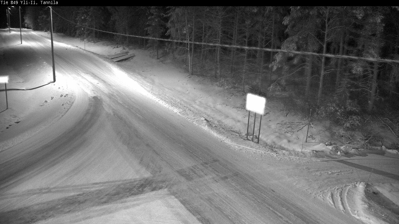 Weather Camera Image Väg 849 Yli-Ii, Tannila, Oulu, Pohjois-Pohjanmaa