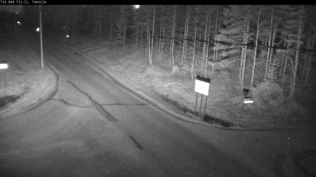 Weather Camera Image Väg 849 Yli-Ii, Tannila, Oulu, Pohjois-Pohjanmaa