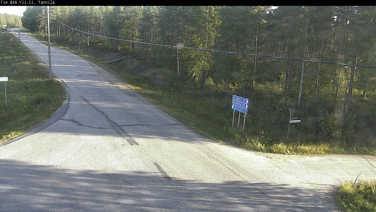 Weather Camera Image Road 849 Yli-Ii, Tannila, Oulu, Pohjois-Pohjanmaa