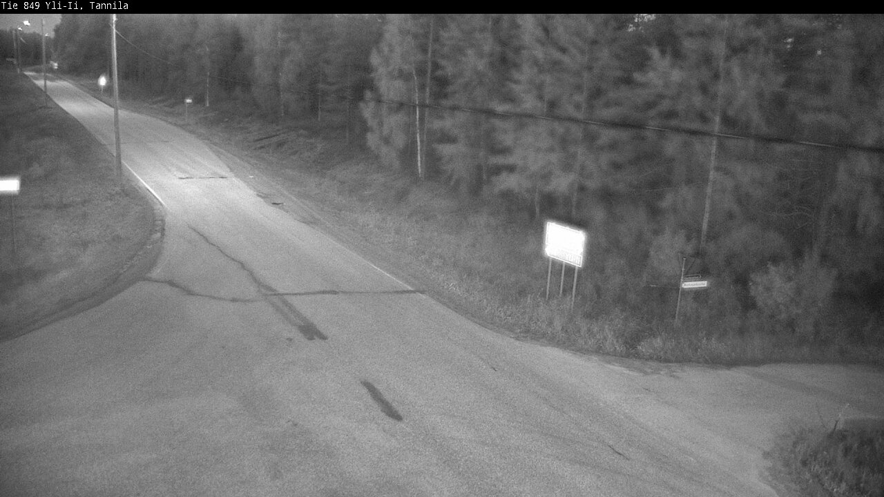 Weather Camera Image Road 849 Yli-Ii, Tannila, Oulu, Pohjois-Pohjanmaa