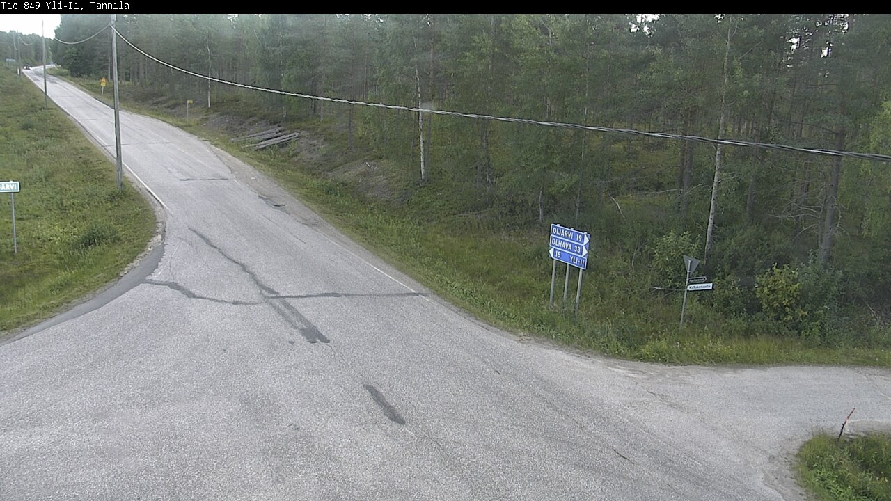 Weather Camera Image Road 849 Yli-Ii, Tannila, Oulu, Pohjois-Pohjanmaa