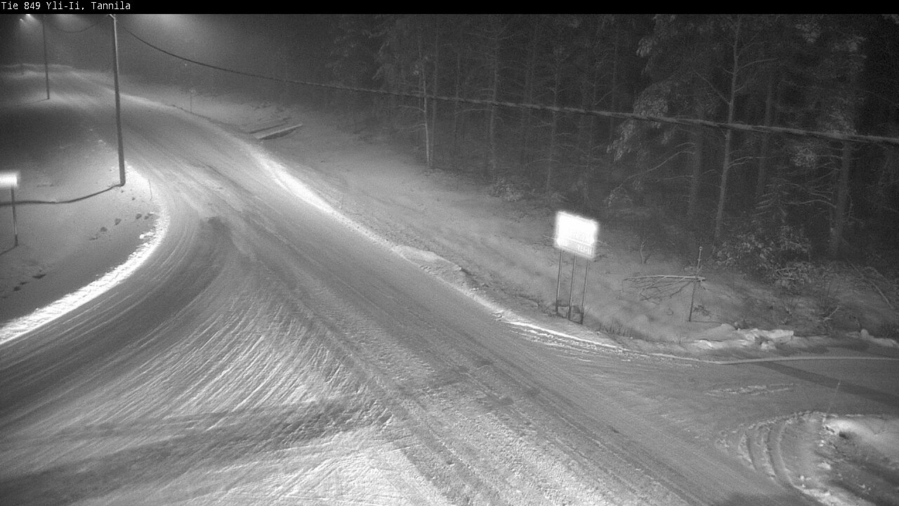 Weather Camera Image Väg 849 Yli-Ii, Tannila, Oulu, Pohjois-Pohjanmaa