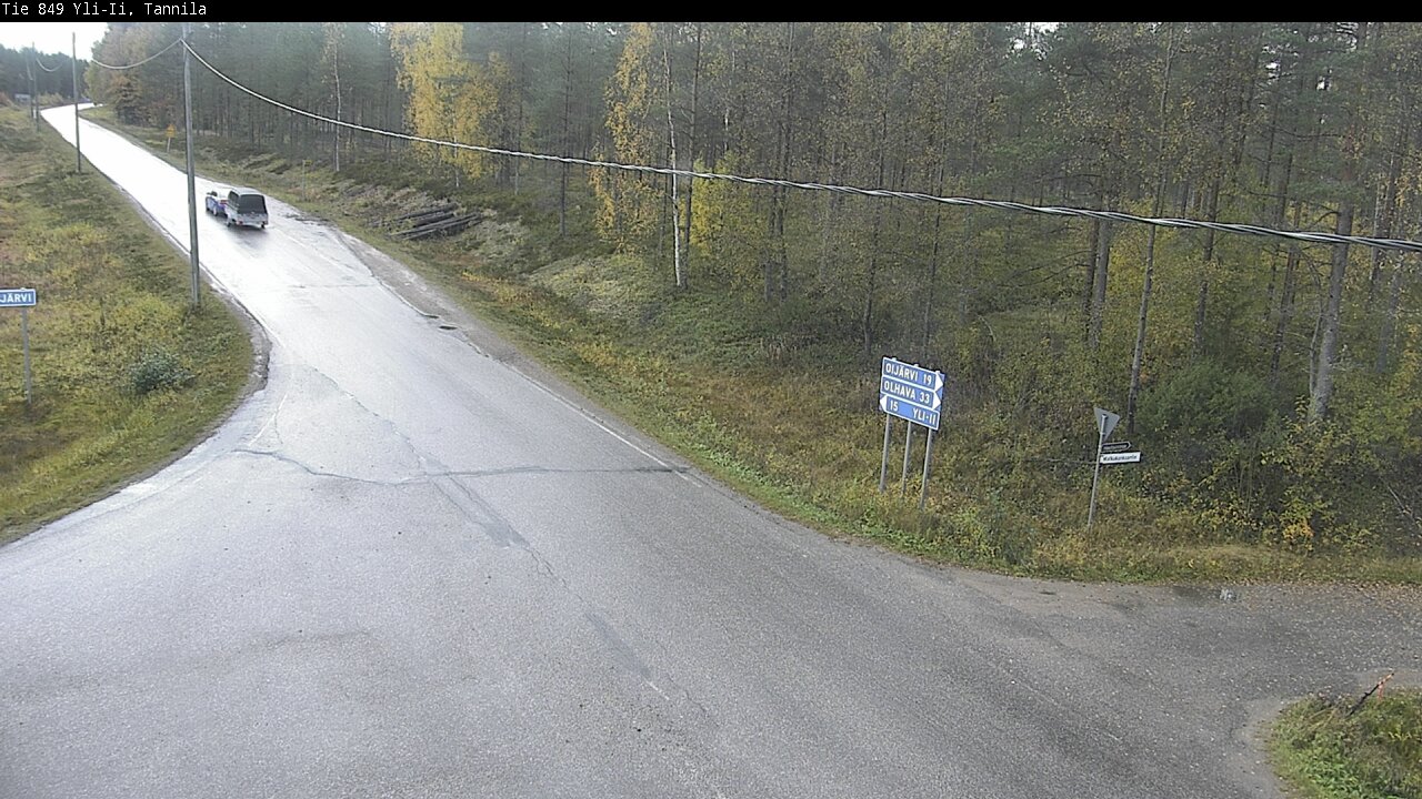Weather Camera Image Väg 849 Yli-Ii, Tannila, Oulu, Pohjois-Pohjanmaa