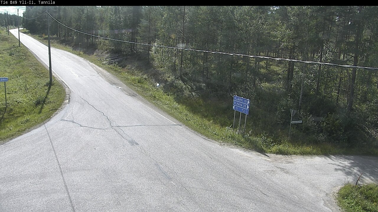 Weather Camera Image Road 849 Yli-Ii, Tannila, Oulu, Pohjois-Pohjanmaa