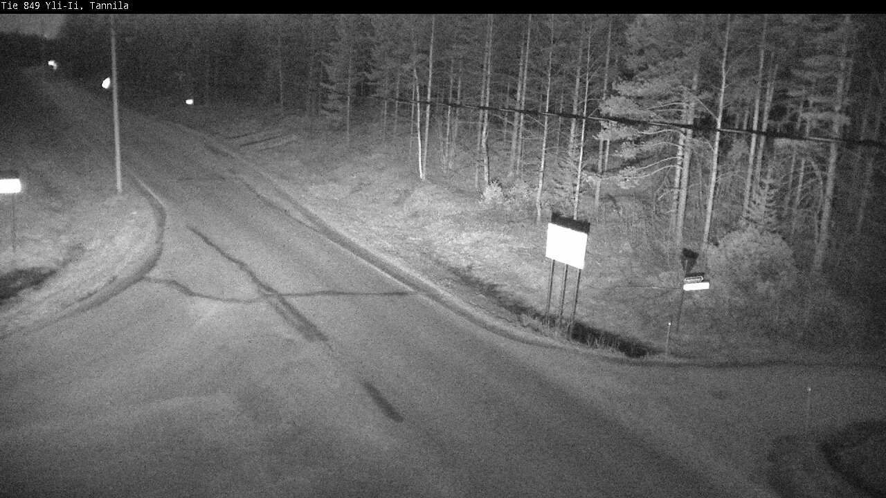Weather Camera Image Road 849 Yli-Ii, Tannila, Oulu, Pohjois-Pohjanmaa