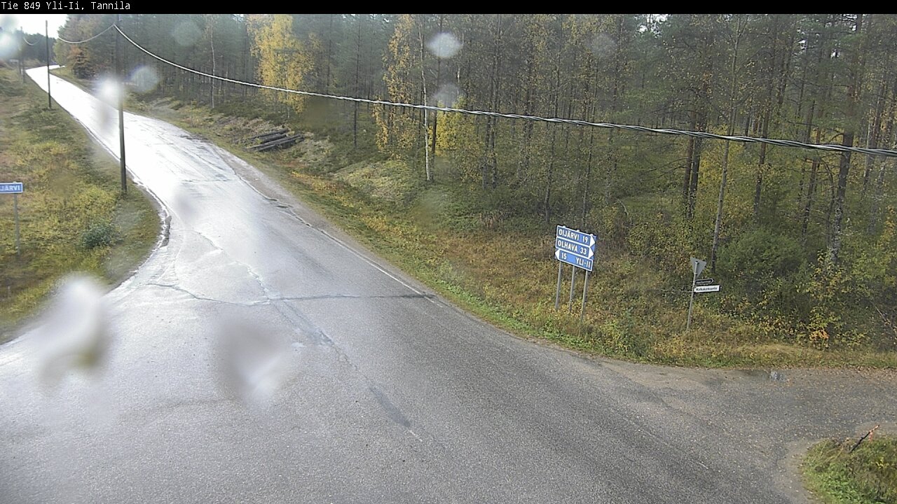 Weather Camera Image Väg 849 Yli-Ii, Tannila, Oulu, Pohjois-Pohjanmaa