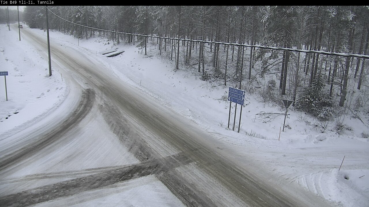 Weather Camera Image Road 849 Yli-Ii, Tannila, Oulu, Pohjois-Pohjanmaa
