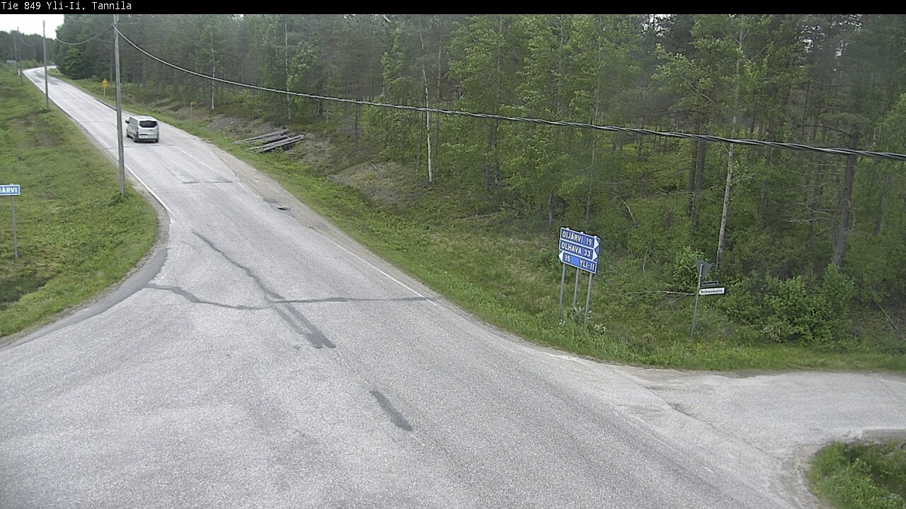 Kelikamerat Kuva Tie 849 Yli-Ii, Tannila, Oulu, Pohjois-Pohjanmaa