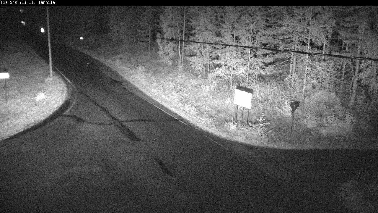 Weather Camera Image Väg 849 Yli-Ii, Tannila, Oulu, Pohjois-Pohjanmaa