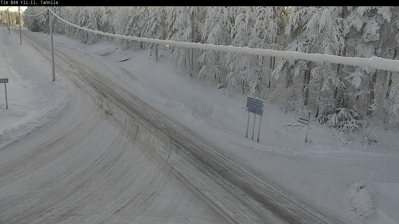 Weather Camera Image Road 849 Yli-Ii, Tannila, Oulu, Pohjois-Pohjanmaa