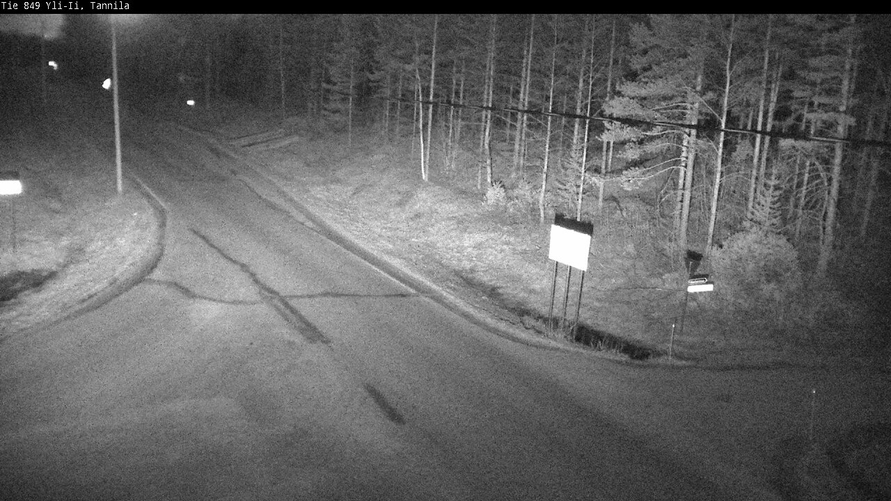 Weather Camera Image Väg 849 Yli-Ii, Tannila, Oulu, Pohjois-Pohjanmaa