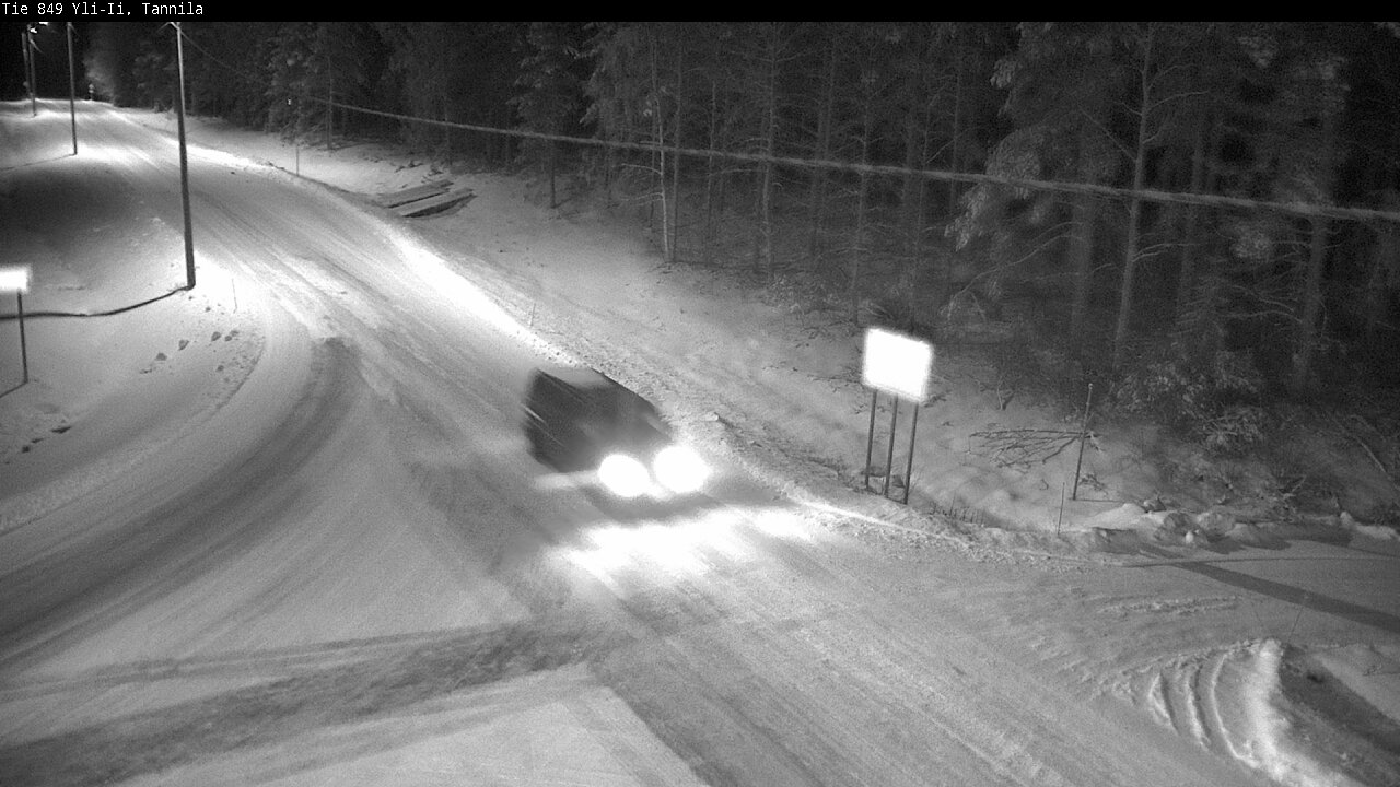 Weather Camera Image Väg 849 Yli-Ii, Tannila, Oulu, Pohjois-Pohjanmaa