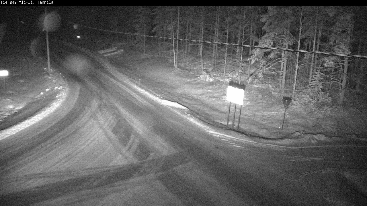 Weather Camera Image Road 849 Yli-Ii, Tannila, Oulu, Pohjois-Pohjanmaa