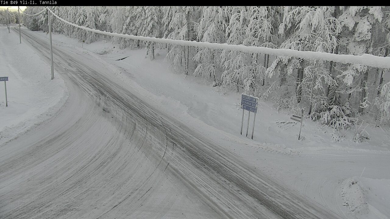 Weather Camera Image Road 849 Yli-Ii, Tannila, Oulu, Pohjois-Pohjanmaa