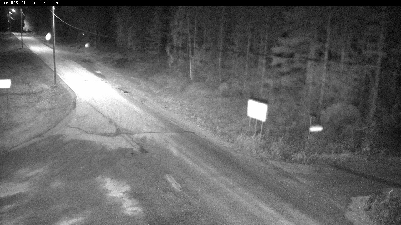 Weather Camera Image Väg 849 Yli-Ii, Tannila, Oulu, Pohjois-Pohjanmaa