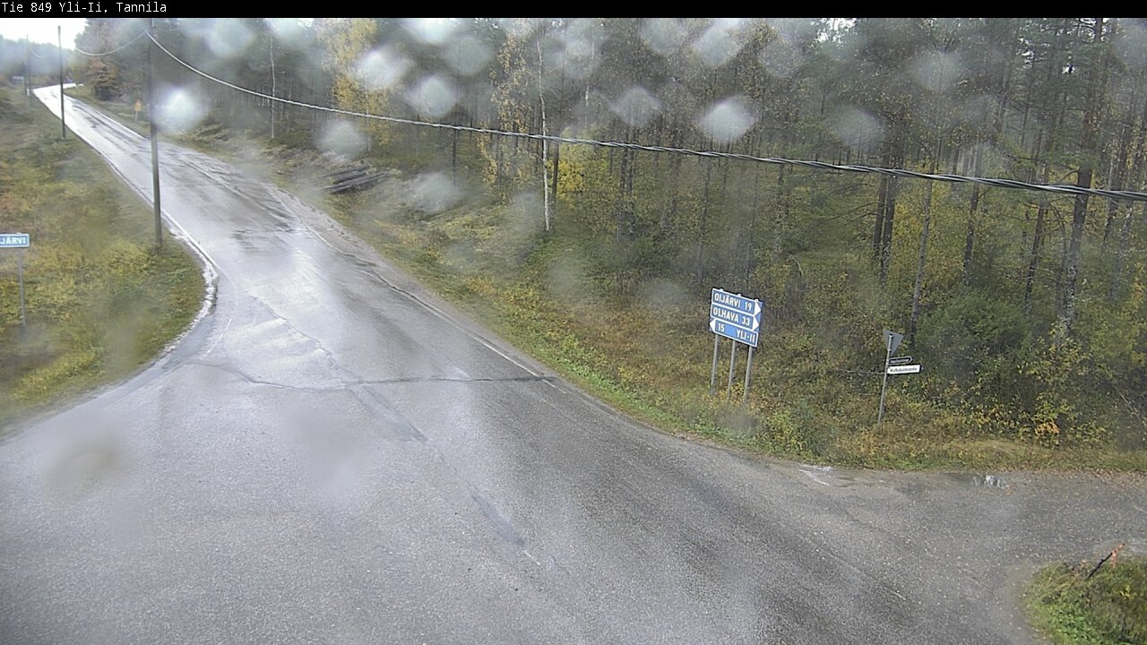 Weather Camera Image Väg 849 Yli-Ii, Tannila, Oulu, Pohjois-Pohjanmaa