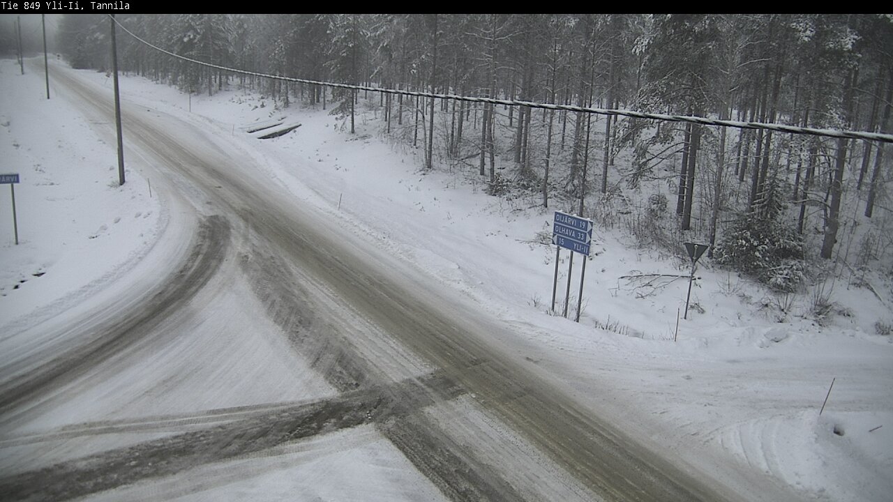 Weather Camera Image Road 849 Yli-Ii, Tannila, Oulu, Pohjois-Pohjanmaa