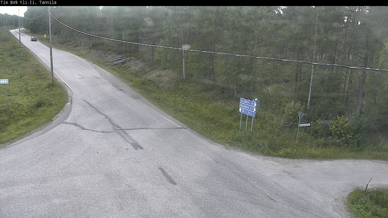 Weather Camera Image Road 849 Yli-Ii, Tannila, Oulu, Pohjois-Pohjanmaa