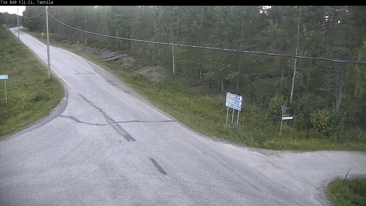 Weather Camera Image Road 849 Yli-Ii, Tannila, Oulu, Pohjois-Pohjanmaa