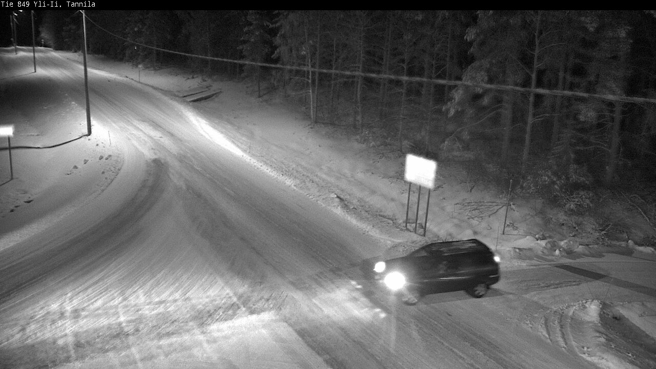Weather Camera Image Väg 849 Yli-Ii, Tannila, Oulu, Pohjois-Pohjanmaa